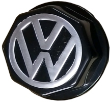Wheel Center Cap - w/ Chrome VW