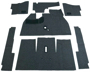 62-64 Bug Sedan Endura-Wear Carpet w/Footrest Salt & Pepper Loop
