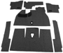 1968 Bug Sedan Endura-Wear Carpet w/Footrest Salt & Pepper Loop