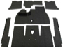 1969 Bug Sedan Endura-Wear Carpet w/Footrest Charcoal Loop