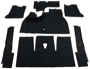 70-72 Bug Sedan Endura-Wear Carpet w/Footrest Black Loop
