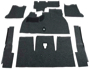 70-72 Bug Sedan Endura-Wear Carpet w/Footrest Salt & Pepper Loop