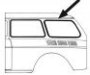 Rear Quarter Window Seal, Non-Pop-Out