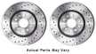 Drilled & Slotted Front Rotors - Pair