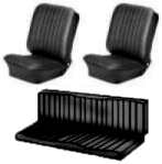Ghia Convertible 66-67 Seat Upholstery, Full Set