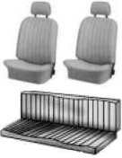 Ghia Convertible 69-71 Seat Upholstery, Full Set