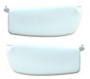 OEM Style White Vinyl Sunvisors, Bug Sedan 65-67