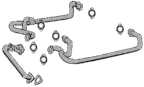 Vanagon Exhaust Pipe Kit 83-85