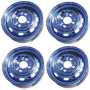 Four Stock Chrome Wheels - 4 X 4 1/2