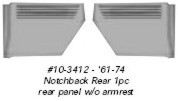 Notchback Rear Only Panels