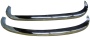Ghia Front & Rear Bumpers 72-74 US Stainless