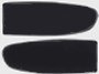 Ghia 56-64 Sunvisors without Mirror - Black