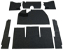 Beetle 54-56 1/2 Front Carpet Set, Charcoal Loop