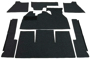 Super Beetle 71-72 Front Carpet Set, Charcoal Loop