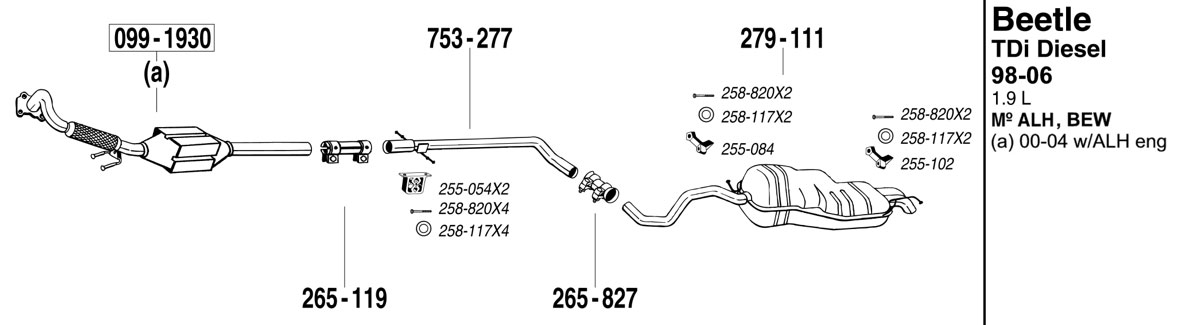 2003 Vw Jetta Exhaust System Diagram - Diagram For You