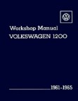VW Type 1 Service Manual 1961-1965