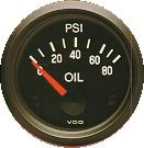VDO Oil Pressure Gauge - 80 lb