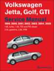 VW Golf/Jetta/GTI Service Manual 1999-2005