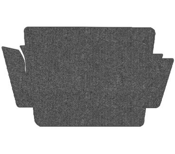 Ghia Sedan & Conv 56-59 Trunk Carpet, Charcoal Loop